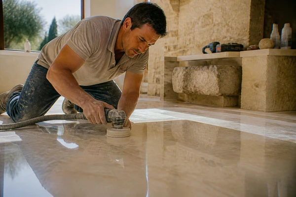 Rénovation de sols en pierre naturelle Bouches-du-Rhône